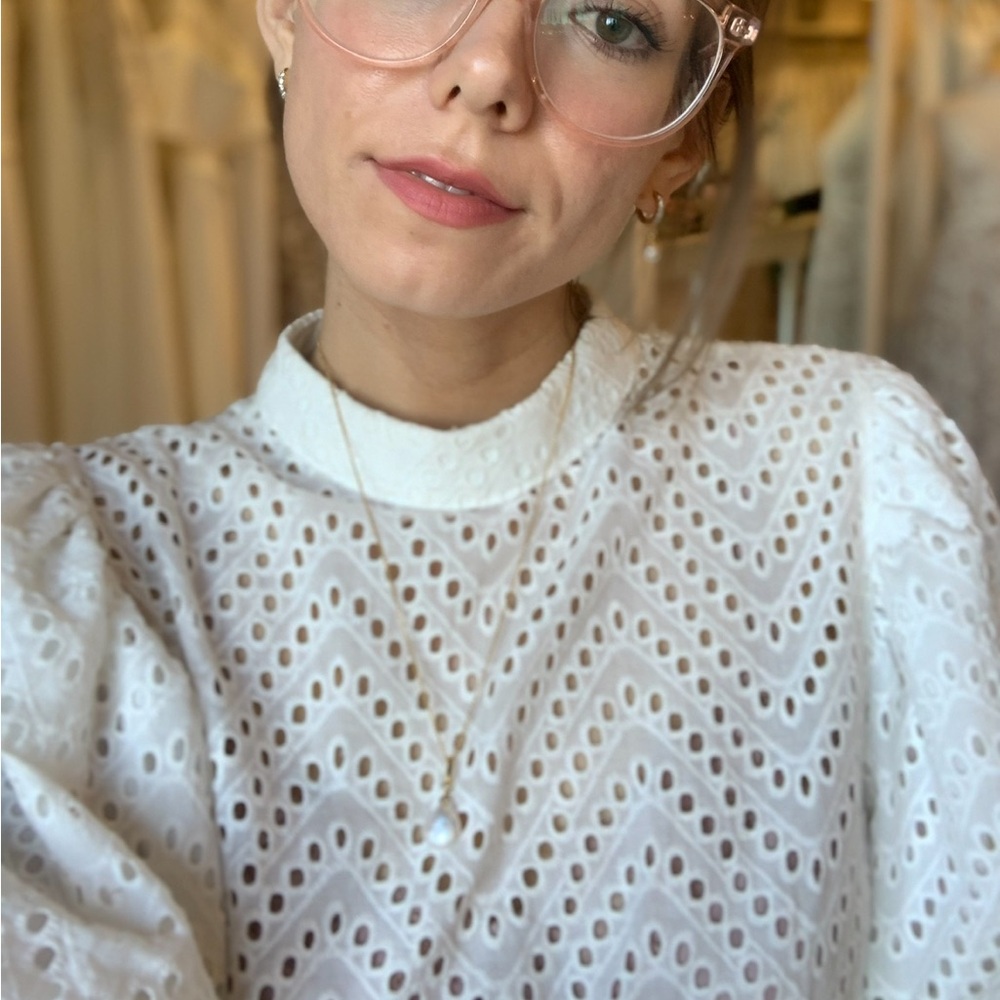 Chicwish Eyelet Blouse